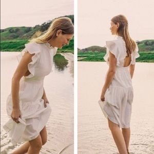 UO x Laura Ashley white dress new with tags